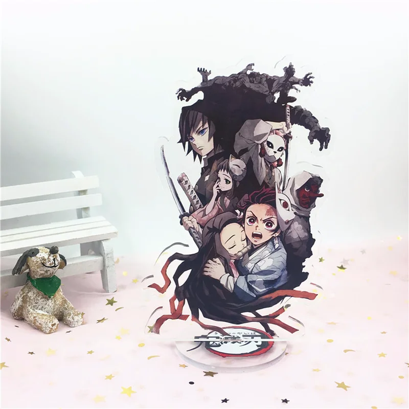 Аниме демон убийца Kimetsu no Yaiba брелок Kamado Tanjirou Hashibira Inosuke Tomioka Giyuu милый забавный мультфильм акриловый брелок
