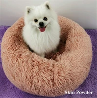 dog bed super soft wear resistant washable long plush pet kennel deep sleeps dog house mats sofa for dog supplies pet cat bed