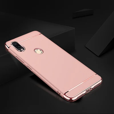 Rose gold Роскошный чехол с покрытием для Xiaomi Redmi 7 4X 4A Note 6 Pro, жесткий чехол на заднюю панель для Redmi Note 7 Pro Redmi S2 6A 6 Pro, чехол для телефона - Цвет: Rose gold