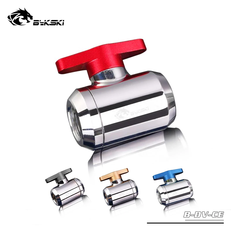 Bykski B-DV-CE ручные винтовые водяные клапаны бутиковые многоцветные G1/4 ''водяные