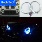 2 шт. супер яркий цвет 7 RGB комплект светодиодов глаза ангела с Дистанционный пульт Тюнинг автомобилей для Jeep Liberty кДж 2000 2001 - 2007