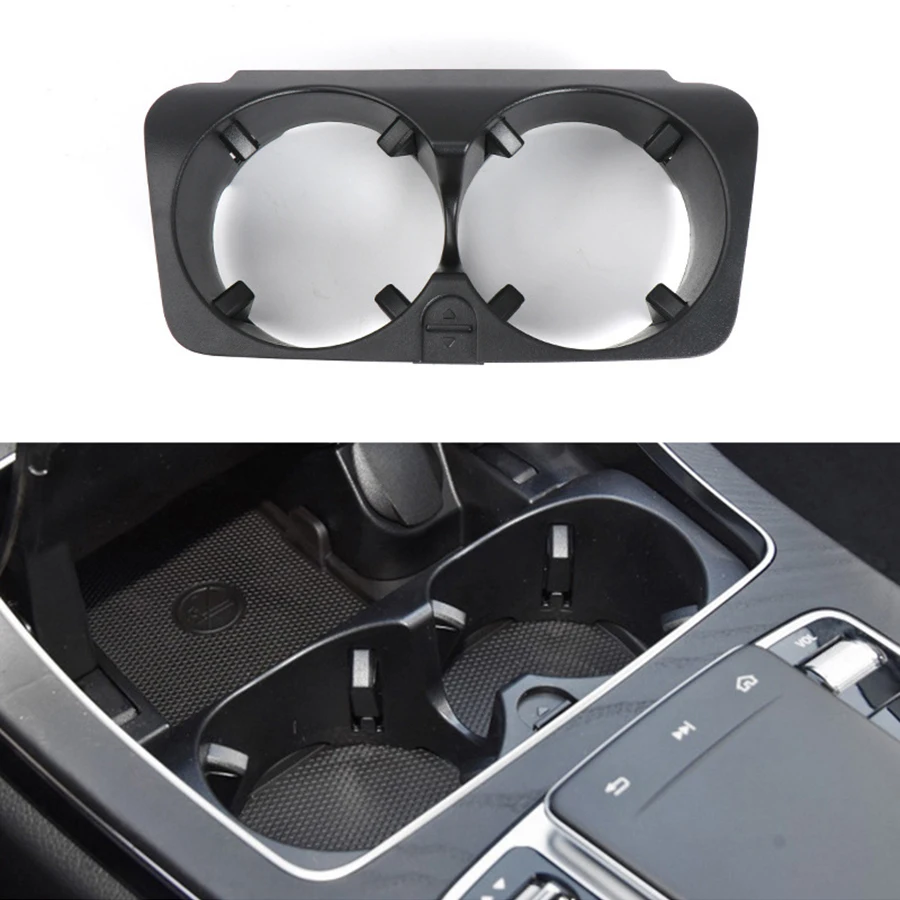 Car Cup Holder Armrest Storage Box Tray For Mercedes Benz C E GLC CLS-Class W205 W213 W253 W238 W447 W488 Accessories | Автомобили и