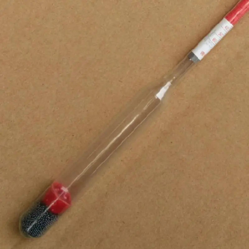 Hidr&oacute;metro de Triple Escala de 2 piezas, medidor de az&uacute;car de vino autoelaborado para elaboraci&oacute;n casera, K4UF-3