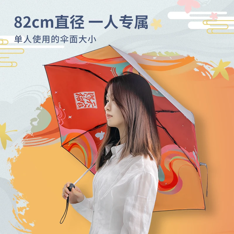 

Аниме Тянь Гуань Ci Fu Hua Cheng Xie Lian двойного назначения зонтик Портативный складной зонт от дождя и солнца Для мужчин Для женщин Для мужчин студ...