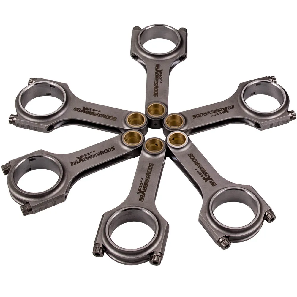 

EN24 4340 H Beam Conrods For Jeep 3.6 V6 Chrysler Pentastar Connecting Rods 800HP Connect Rod Shot Floating Piston Pin