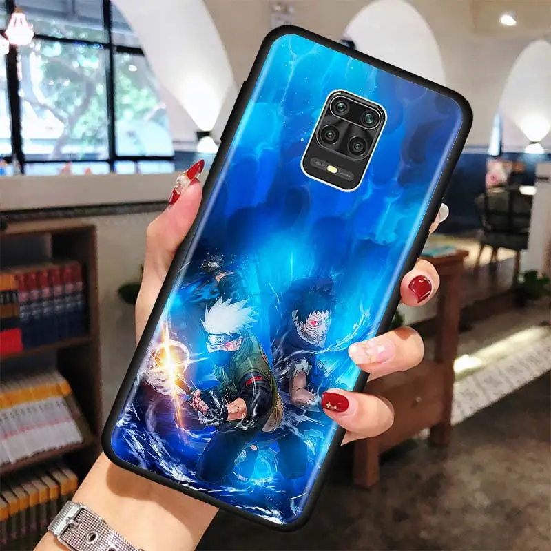 

Naruto kakshi Phone case for Xiaomi Redmi Note 7 8 9 Pro 8T 9S 6 6A 7A 8A 9A 9C K20 K30 Pro Black Silicone Soft Cover