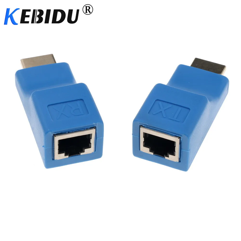 Одинарный RJ45 HDMI совместимый удлинитель CAT5E/6 UTP 30M ретранслятор 4K * 2K и разрешение