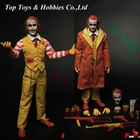 full set fire a015 16 joker uncle burger clown double head carving accessory package or fans gift collectible