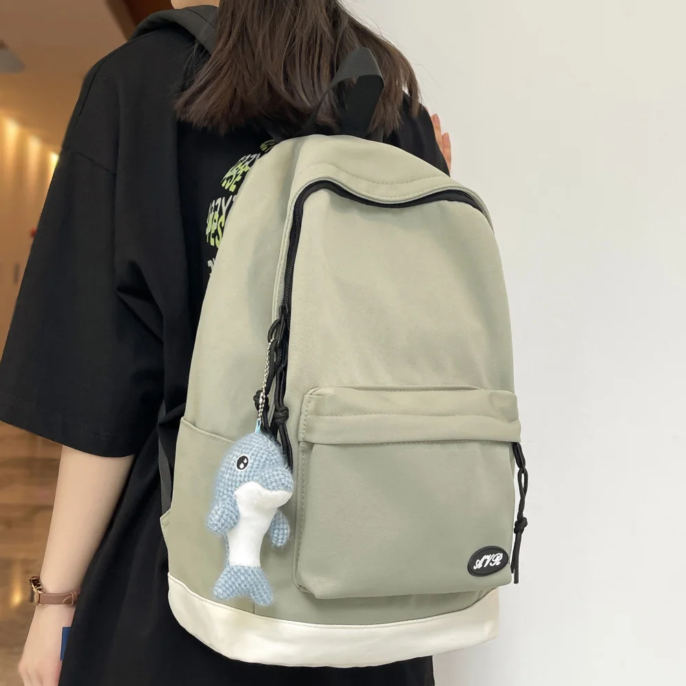 

Водонепроницаемая Студенческая сумка для ноутбука для мужчин и женщин, милый модный ранец в стиле Харадзюку для девушек, крутые дорожные су...