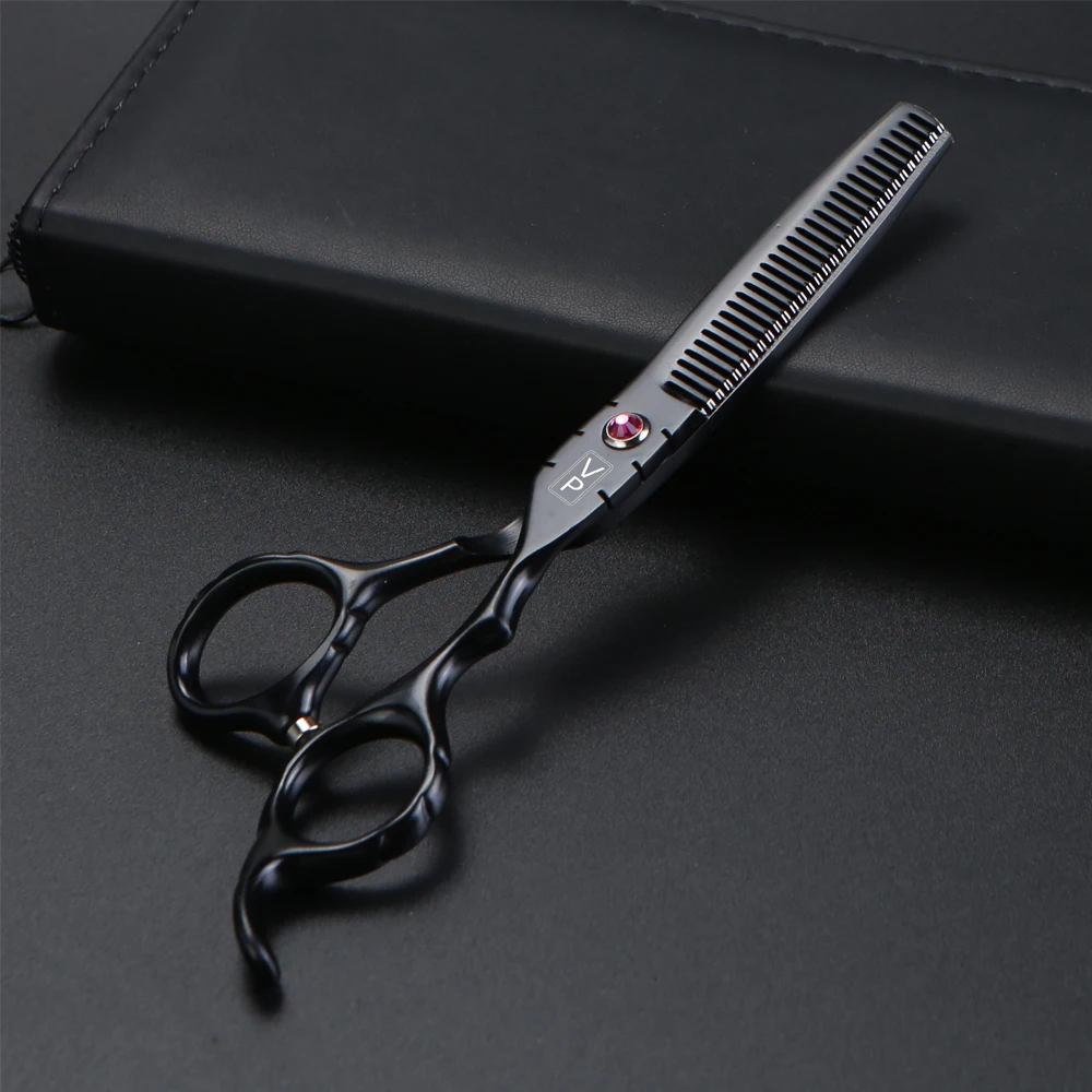 

Professional 6 Inch Japan 440C Stainless Steel Hair Barber Scissors For Barber Shop Cutting And Thinning Tools Set