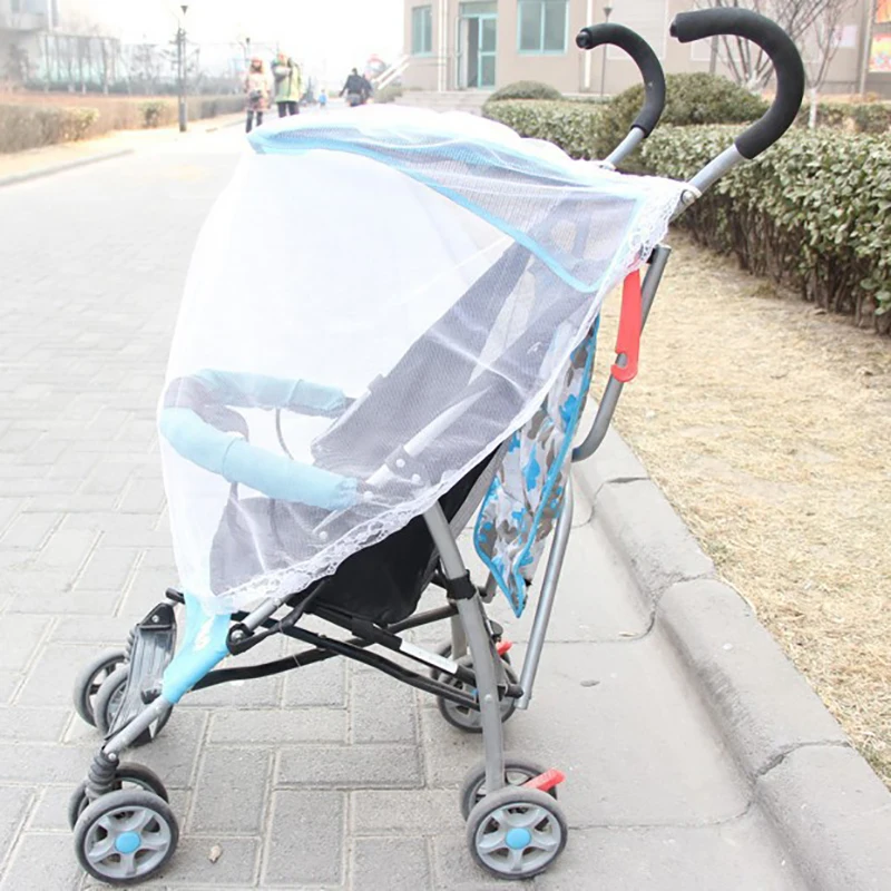 1PC al aire libre de verano, viaje seguro beb&eacute; ni&ntilde;os Red Anti-mosquitos para carrito beb&eacute; Protector de transporte de viaje al aire libre-0