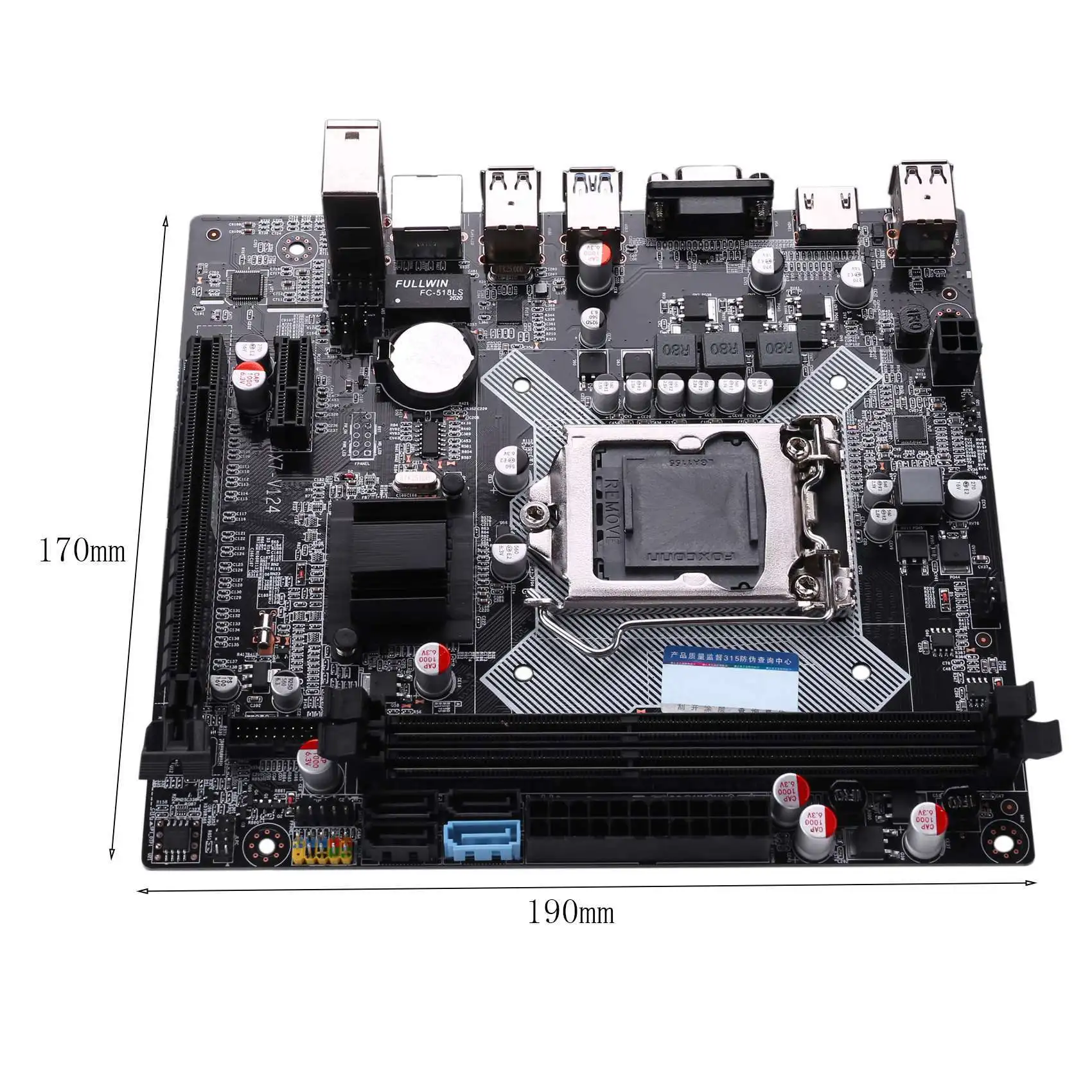 B75 материнская плата LGA 1155 поддержка DDR3 ОЗУ для 2-го 3-го поколения I3 I5 I7