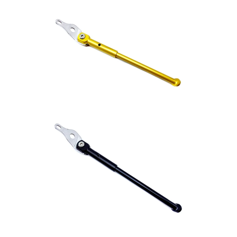 

2x Alloy Bike Kickstand 16-Inch 349 Parking Stand for Brompton Pikes 3Sixty Trifold Rear Axle Kick Stand,Black & Yellow