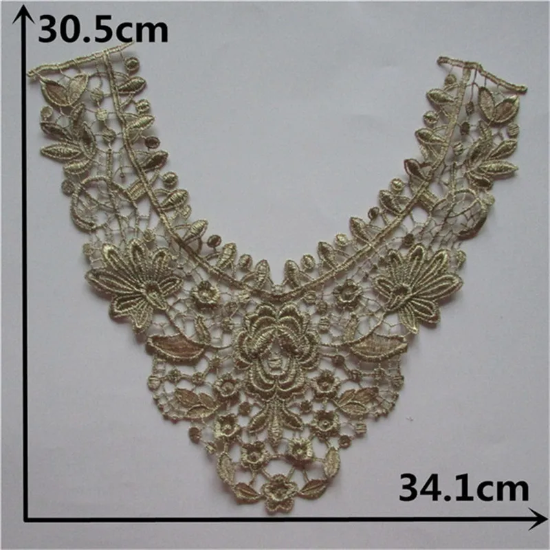 New arrive High quality Embroidery Lace Collar DIY A Pair For Sale Neckline Clothing Sewing Accessory Craft supplies YL211-YL261 | Дом и сад
