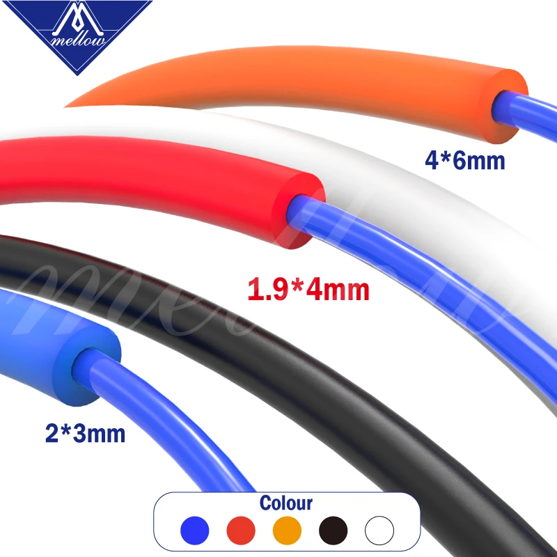 PTFE тефлоновая дальняя Подающая трубка для 1,75 мм/3,0 мм нити tl-фидера ender 3 prusa i3 Bowden hotend экструдер части 3d принтера