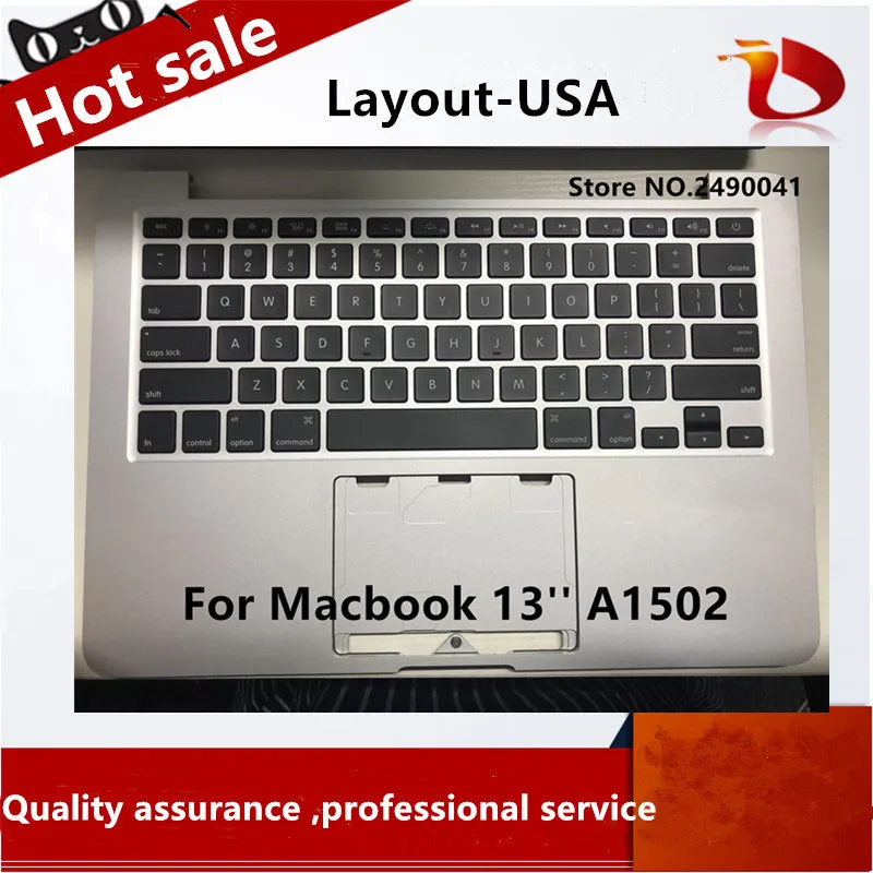 Оригинал 13 ''A1502 полный чехол с клавиатурой тачпадом для Macbook Pro 13&quot A1502