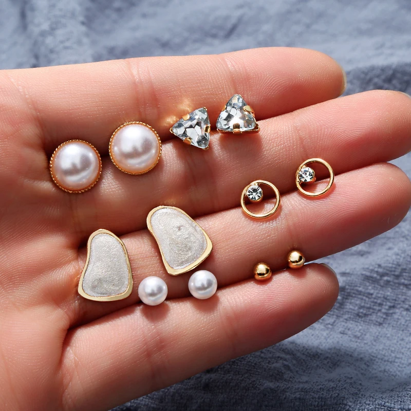 Crazy Feng (Лея фенг) в стиле Бохо готические серьги-гвоздики для женщин винтажном В