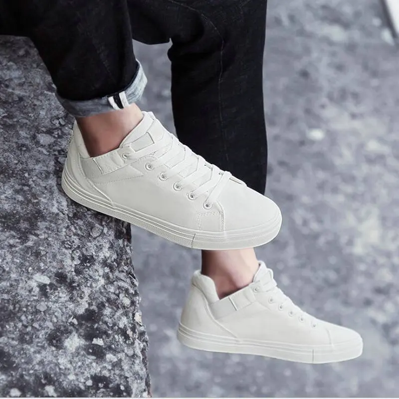 Кроссовки мужские холщовые дышащие легкие повседневная весенняя обувь плоская