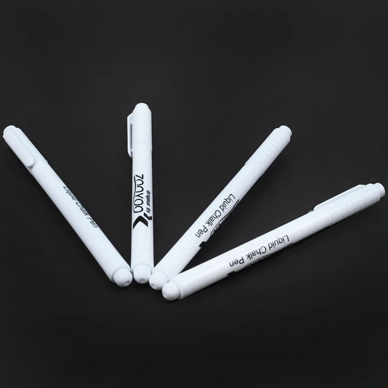 

4PC Liquid Chalk Pen Marker with Student Mechanical Pencil Metal Compasses Geometry Tools