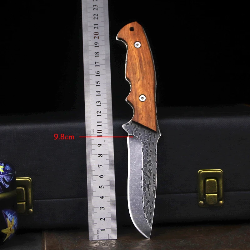 Немецкий кованый Тактический небольшой прямой нож в джунглях Походный