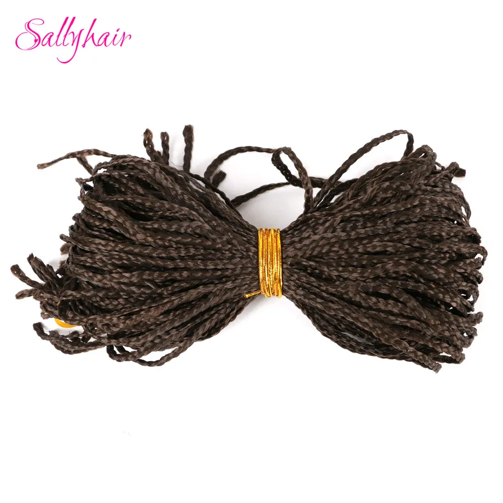 Sallyhair, Zizi, косички, вязанные крючком, коробка, косички, цветные синтетические волосы для наращивания, жук, серый блонд, вязанные волосы, 48 прядей/упаковка