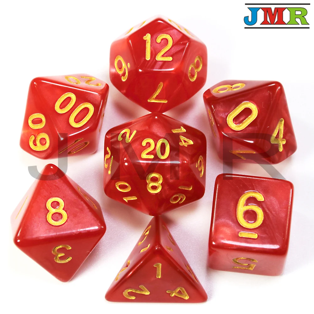 Dados De Rpg 7 шт./компл. многогранные RPG игры мраморный эффект кости D4-D20 мульти стороны кости Поп для подземелья и Драконов