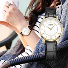 DOM женские часы модные роскошные женские кварцевые наручные часы лучший бренд кожаный ремешок женские часы водонепроницаемые часы