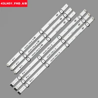 6pieceslot led backlight strip 7 lamp for 43lh5100 lc430duy sha3 43lj594v 43uj651v 43lh51_fhd_a type hc430dun slvx1 511x