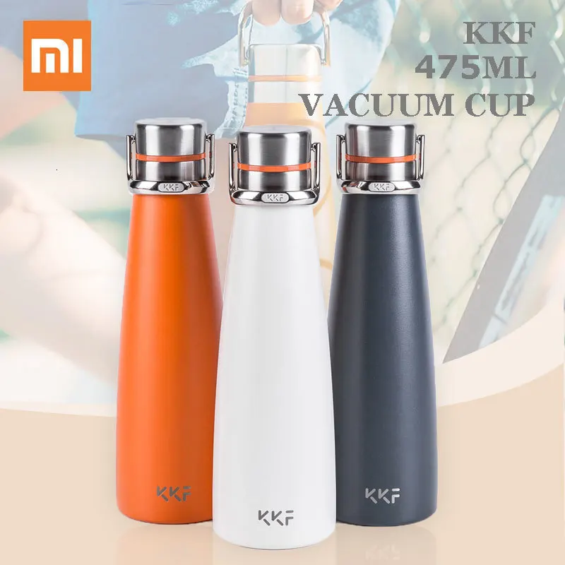 Xiaomi KKF Вакуумная чашка бутылка 475 мл 24 ч термосы из нержавеющей стали Термос колба