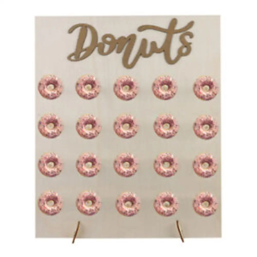 Пончик стена для свадьбы фотоэлемент пончик Сладкая корзина украшение стола