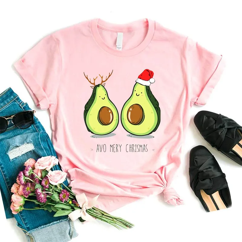 

Couple Funny T Shirts Christmas T-shirts Snowman Print Party Tshirt Printed Short Sleeve Men Xmas Tops Casual Santa Unisex Tees