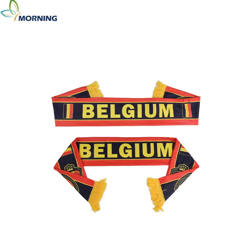 

Morning Custom National Flag World Cup Football Soccer Knitting Football Fans Scarf