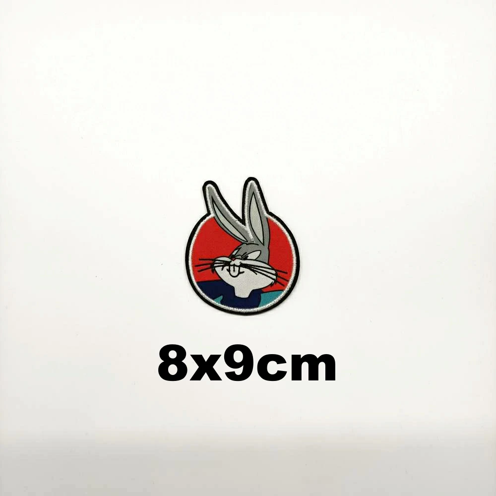 

large embroidery big rabbit cartoon patches for clothing CA-3421