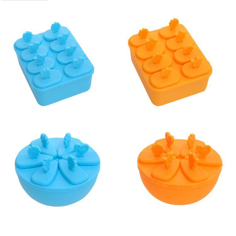 

Cubos de para helados de grado alimenticio, moldescos para polos, utensilios de cocina para no 6/8 agujeros