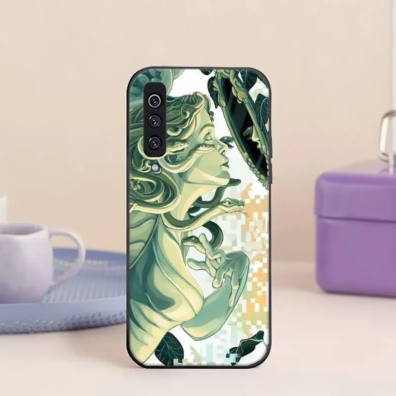 Чехол для телефона Medusa с греческой мифологией черный чехол Samsung s21 ultra s20 fe s10 Note 20 10