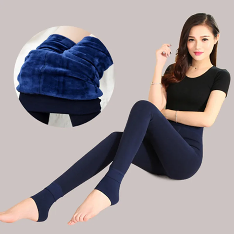 

Warm Leggings Women High Waist Keep Warm Long Pants Fitness Seamless Legging