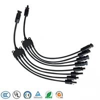 10pairs 4y branch solar connector of solar panels parallel connection photovoltaic 30a 1000v solar panel cable wire connect