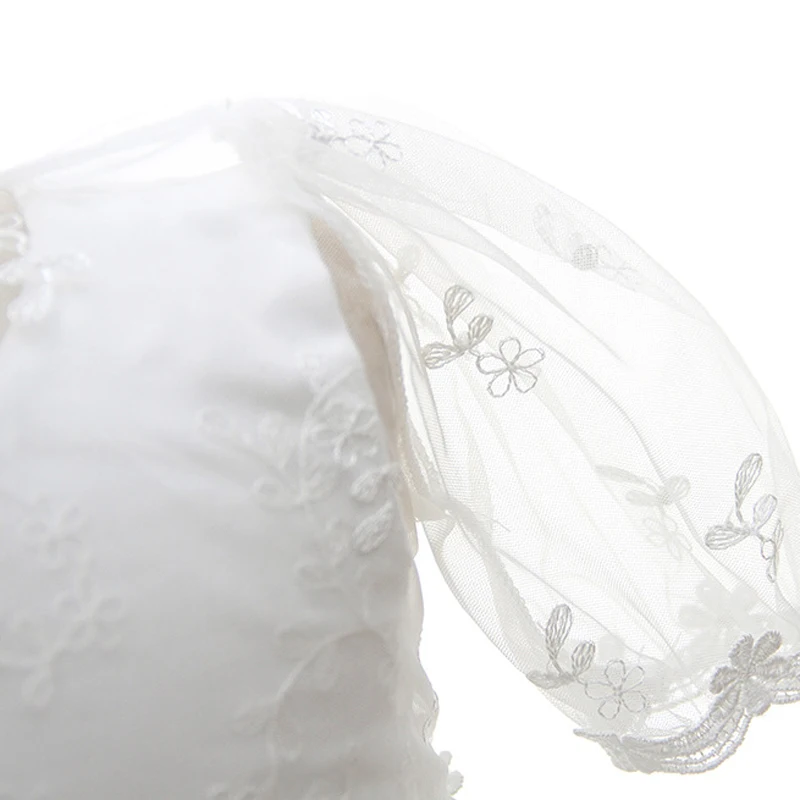 Высококачественное платье IYEAL для новорожденных девочек на крестины длинное