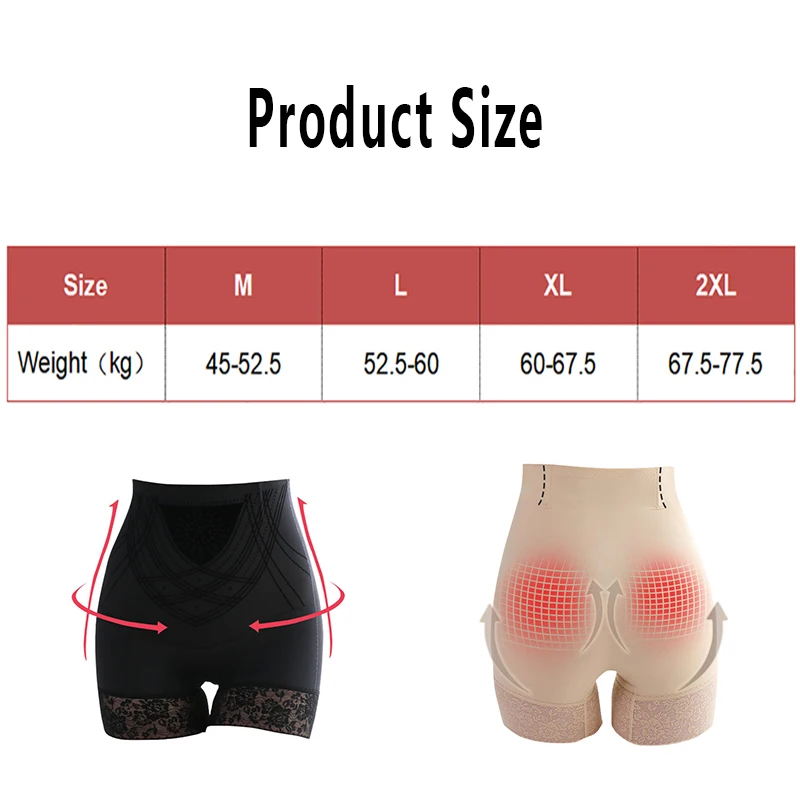 

High Waisted Corrective Panties Slimming Underwear For Women Tummy Control Butt Lifter Shapewear Breathable Woman Lace Panties