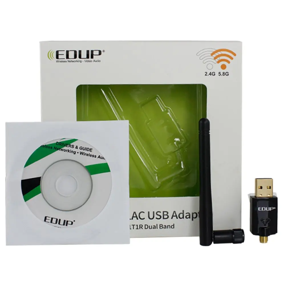 600 Мбит/с USB WiFi адаптер EP AC1608 двухдиапазонный 5 ГГц 2 4 802.11ac беспроводная сетевая