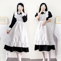 women cute maid dress maid outfit apron dress cross dressing housekeeper dress japanese uniforms halloween cosplay costume