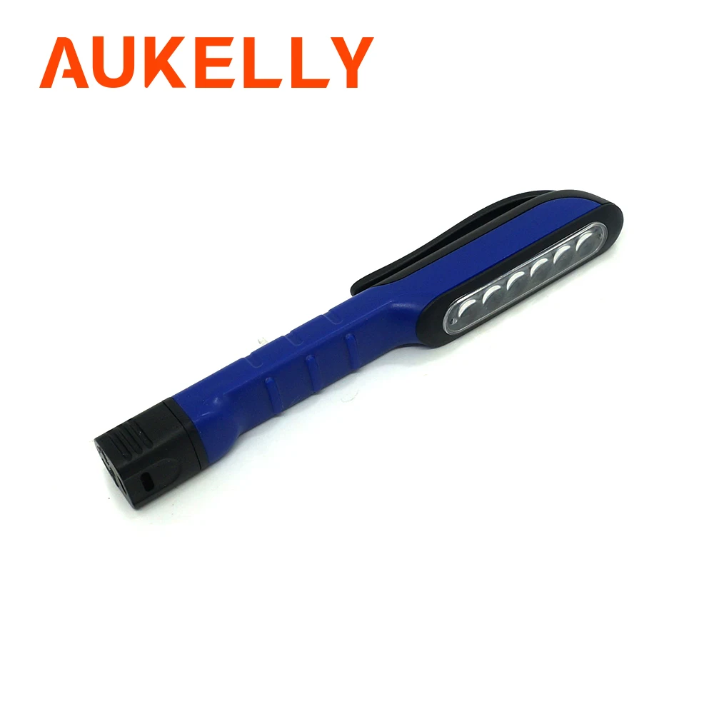Aukelly Многофункциональный светодиодный Рабочий фонарь COB ручка клип лампа фонарик