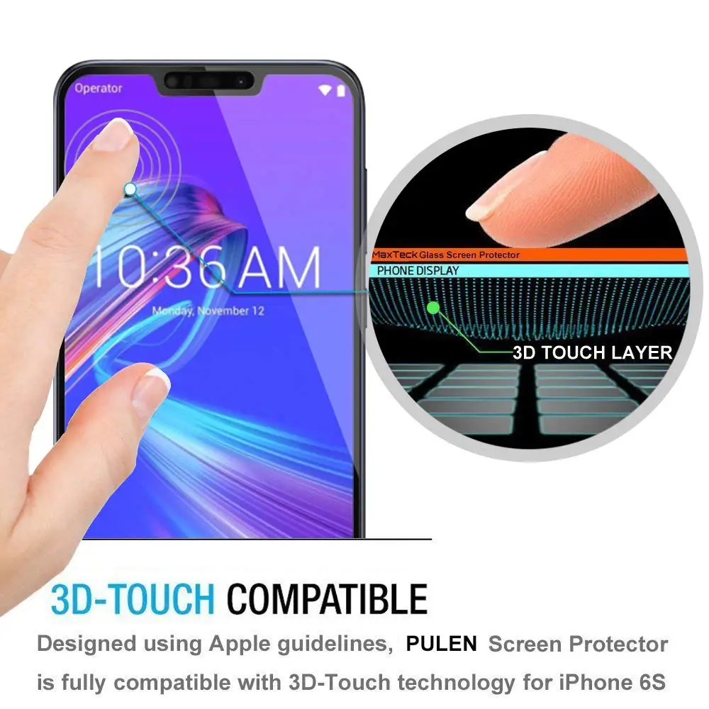Закаленное стекло 9H с полным покрытием для Asus Zenfone 4 Max ZC554KL ZE554KL защита экрана Для