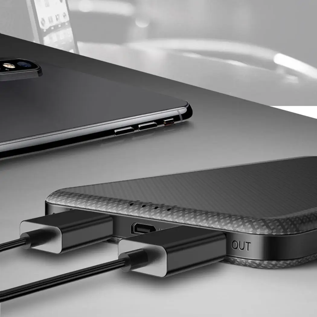 10000 мАч power Bank Тонкий портативный Chager Мобильная Внешняя батарея 2USB power bank Poverbank для Xiaomi iPhone samsung S10
