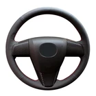 Оригинальная Кожаная оплетка для руля Mazda 3 Axela, модель CX7, Mazda 5