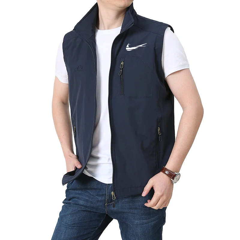 

Outdoor quick-drying vest men's spring summer and autumn multi-pocket thin tooling IКNIKEС vest large size casual jacket