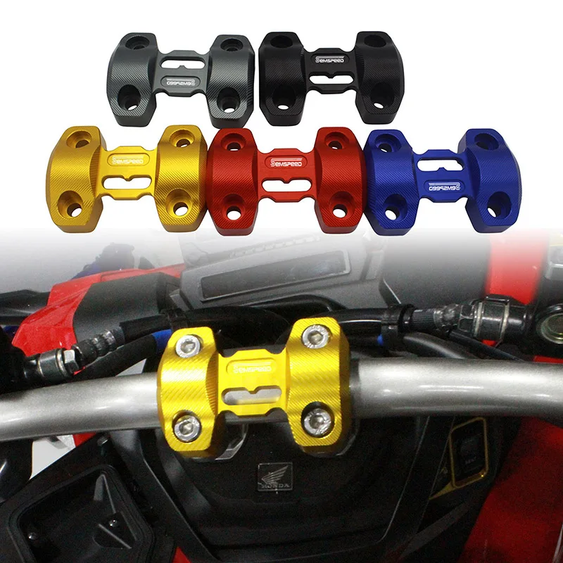 Руль мотоцикла стояки зажимы Semspeed CNC алюминиевый крепежный зажим верхняя крышка