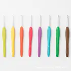 Японский Клевер 43-321 вязальный крючок инструменты для вязания hand-made вязальный крючок средней толщины крючком кружева цвета радуги