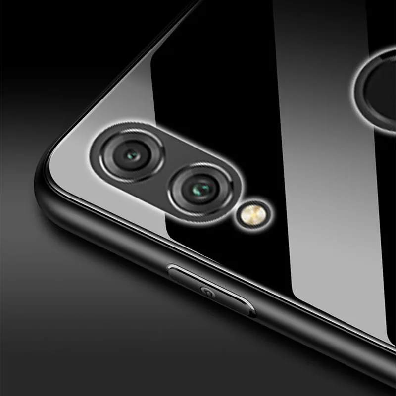 YueTuo стеклянная крышка для Vivo v11 v15 x27 S1 Z1 F11 pro v11i iqoo neo z5x x21s NEX S силиконовый Жесткий чехол для телефона