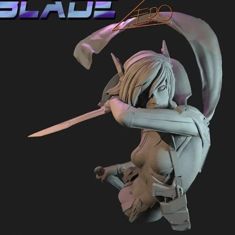 

70mm Resin Figure Half-length Bust Model X260